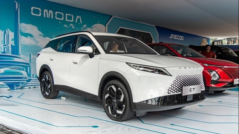 Cận cảnh Omoda C7 vừa trình làng tại Việt Nam, giá từ 839 triệu đồng