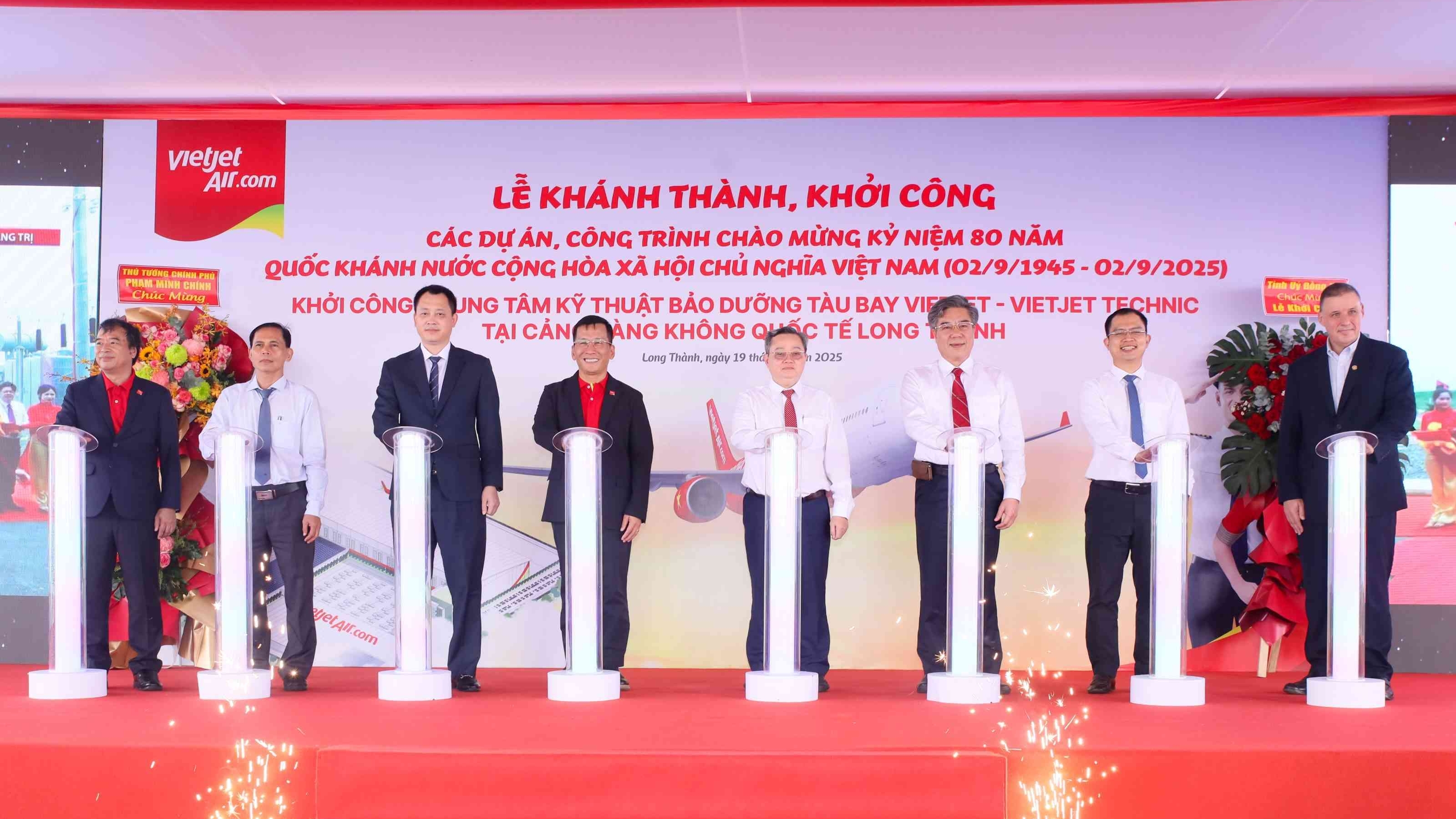 Công trình Vietjet tại Long Thành: Dấu mốc chào mừng 80 năm Quốc khánh