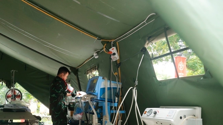 Lực lượng quân y sẵn sàng công tác sơ cứu, cấp cứu, phòng chống dịch dịp Đại lễ A80