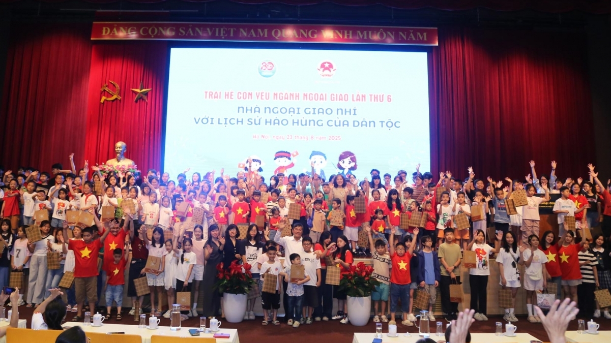 Trại hè Con yêu ngành Ngoại giao lần thứ 6: Nhà Ngoại giao nhí với lịch sử hào hùng của dân tộc