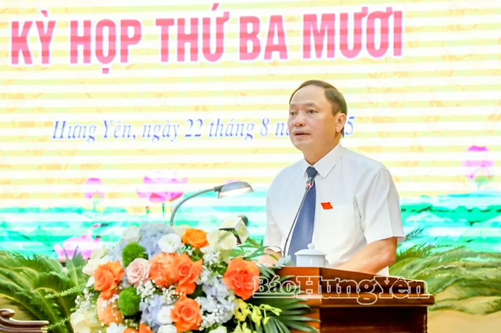 Kỳ họp thứ ba mươi HĐND tỉnh Hưng Yên: Thông qua nhiều chính sách, cơ chế đặc thù quan trọng Kỳ họp thứ ba mươi HĐND tỉnh Hưng Yên: Thông qua nhiều chính sách, cơ chế đặc thù quan trọng