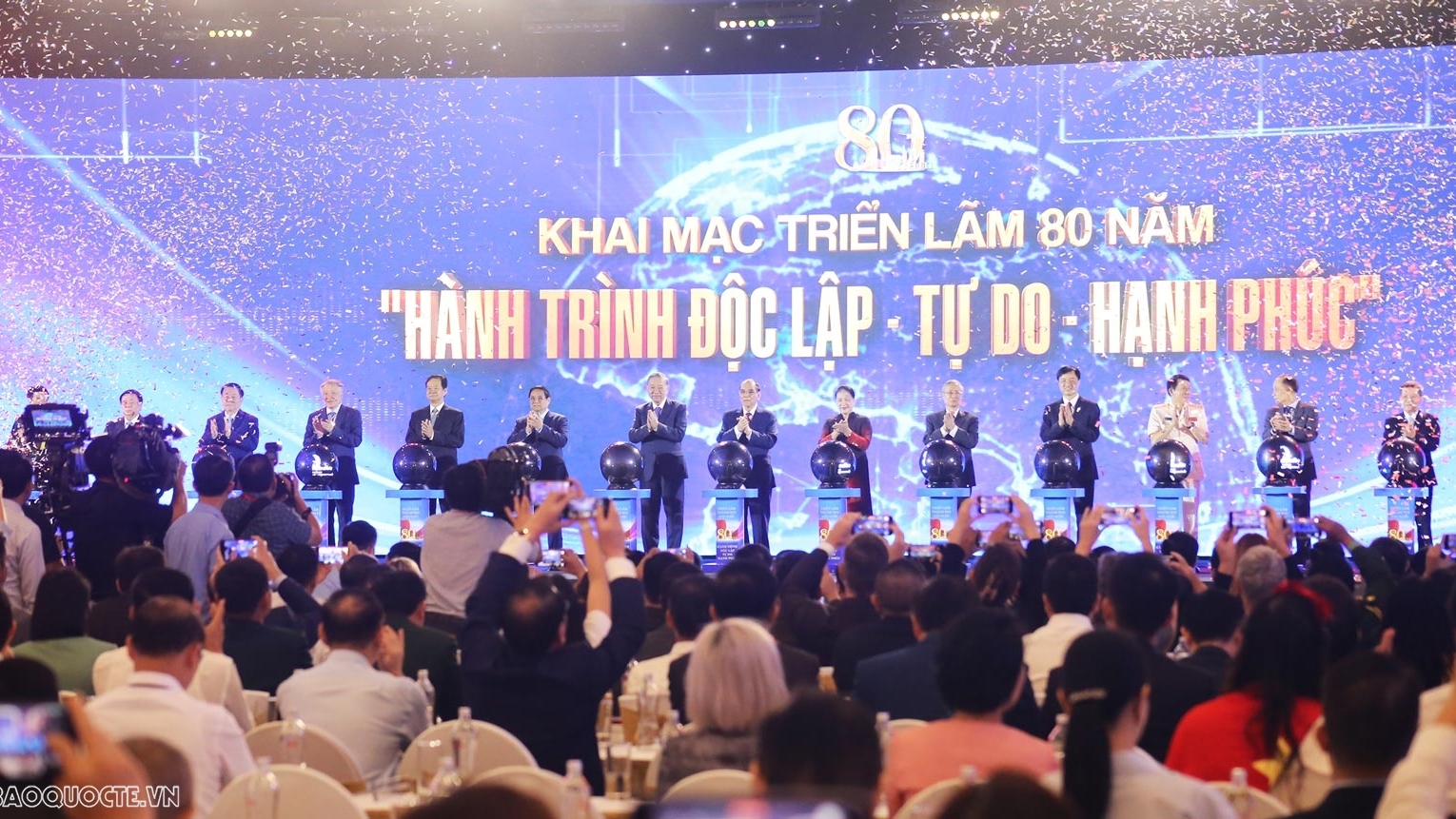 Khai mạc Triển lãm thành tựu đất nước '80 năm hành trình Độc lập - Tự do - Hạnh phúc'