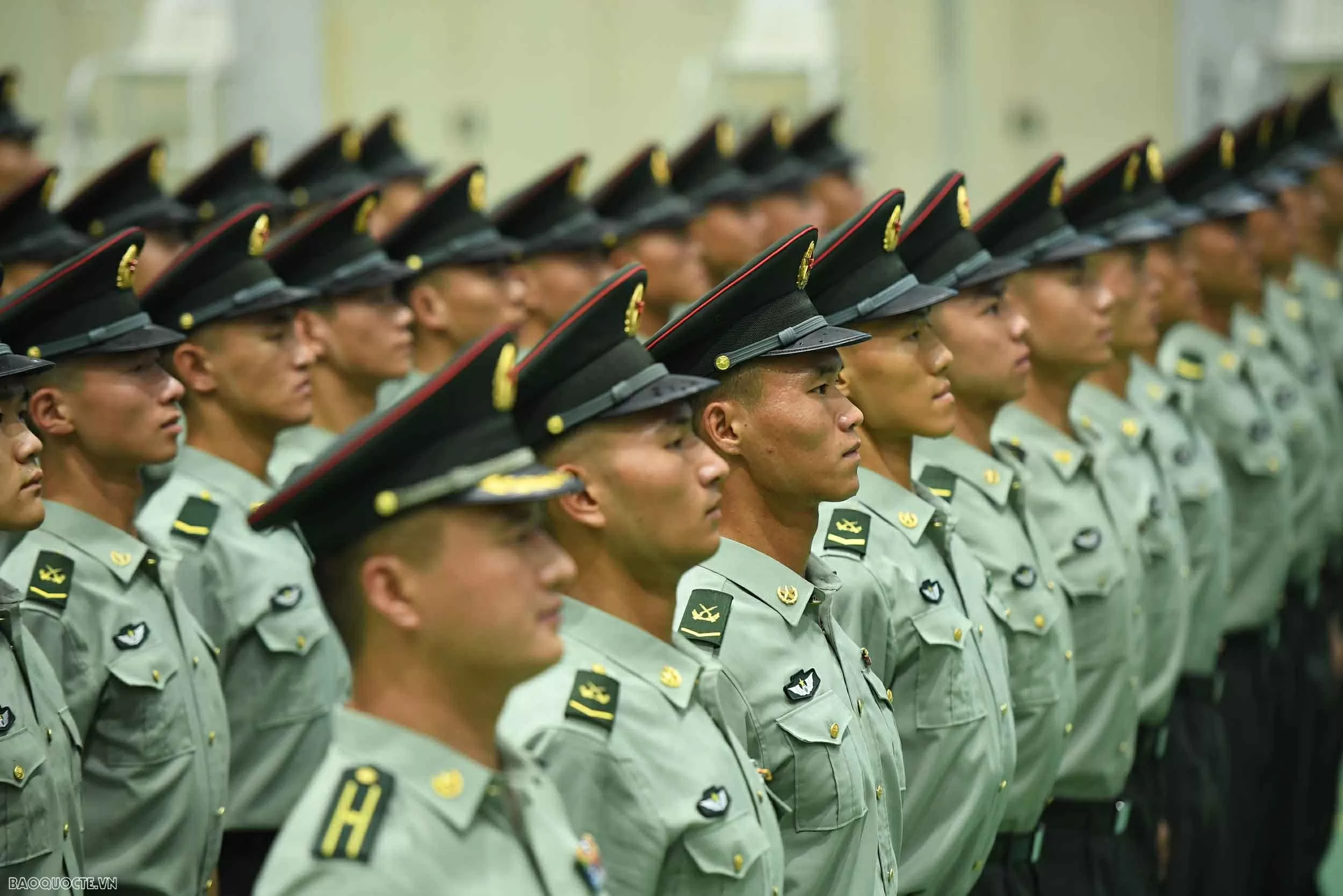 Hình ảnh đoàn quân nhân Trung Quốc tại Việt Nam tham gia diễu binh Quốc khánh 2/9 Hình ảnh đoàn quân nhân Trung Quốc tại Việt Nam tham gia diễu binh Quốc khánh 2/9