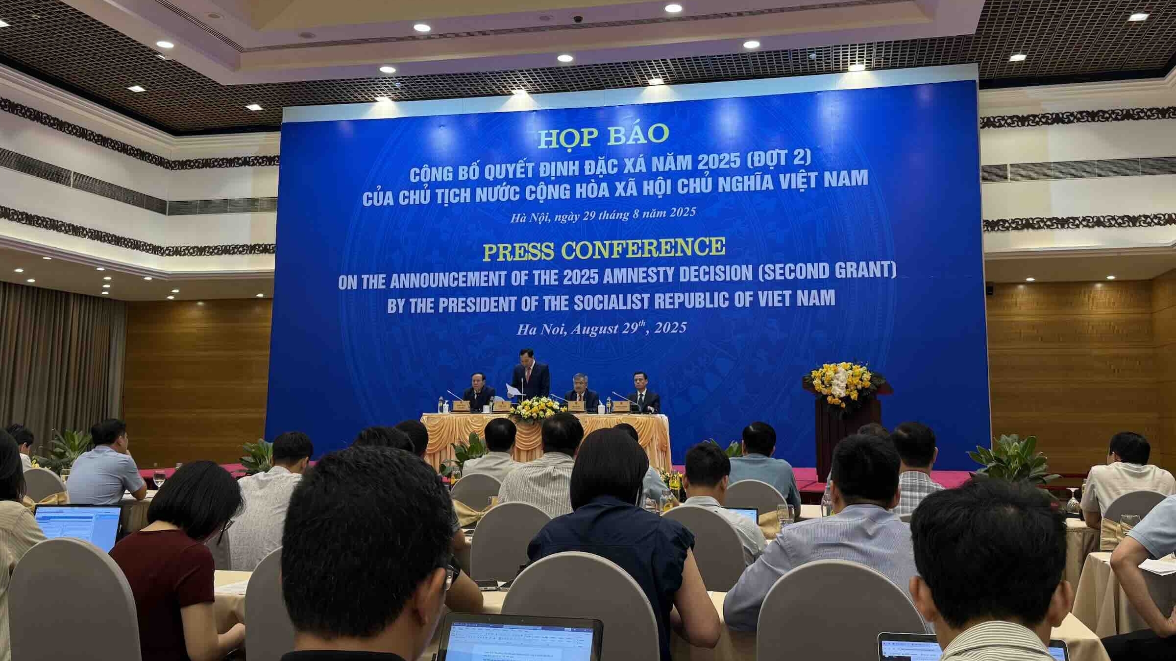 Gần 14.000 phạm nhân được đặc xá đợt 2 năm 2025