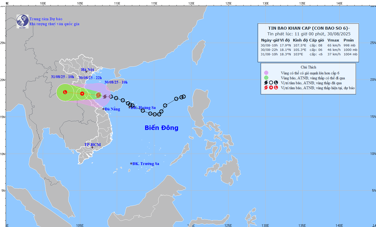 Dự báo thời tiết 10 ngày tới (30/8-18/8): Thời tiết Hà Nội ngày Quốc khánh 2/9, dự báo mưa lớn cục bộ, Tin bão khẩn cấp (bão số 6) Dự báo thời tiết 10 ngày tới (30/8-18/8): Thời tiết Hà Nội ngày Quốc khánh 2/9, dự báo mưa lớn cục bộ, Tin bão khẩn cấp (bão số 6)