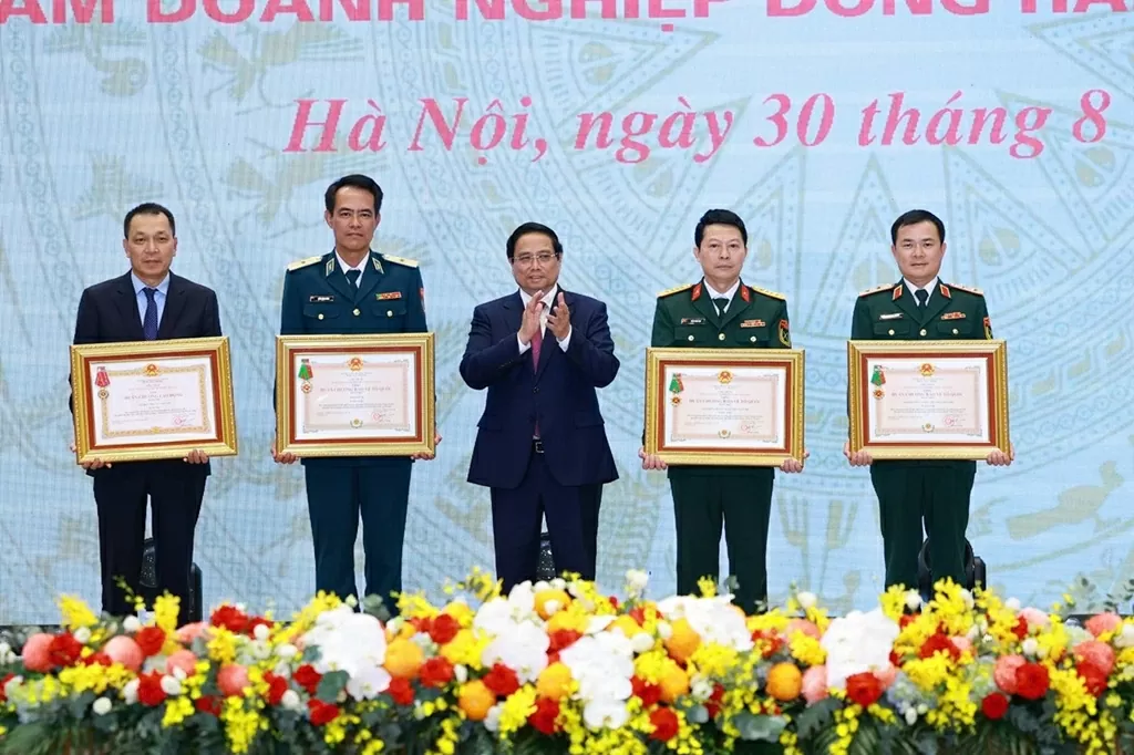 MB vinh dự nhận Huân chương Bảo vệ Tổ quốc hạng Nhất tại Hội nghị 80 năm Doanh nghiệp đồng hành cùng đất nước MB vinh dự nhận Huân chương Bảo vệ Tổ quốc hạng Nhất tại Hội nghị 80 năm Doanh nghiệp đồng hành cùng đất nước