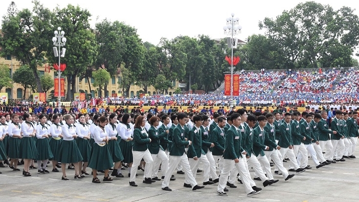 Diễu hành kỷ niệm 80 năm Quốc khánh: Bước chân kiều bào hòa nhịp bước dân tộc