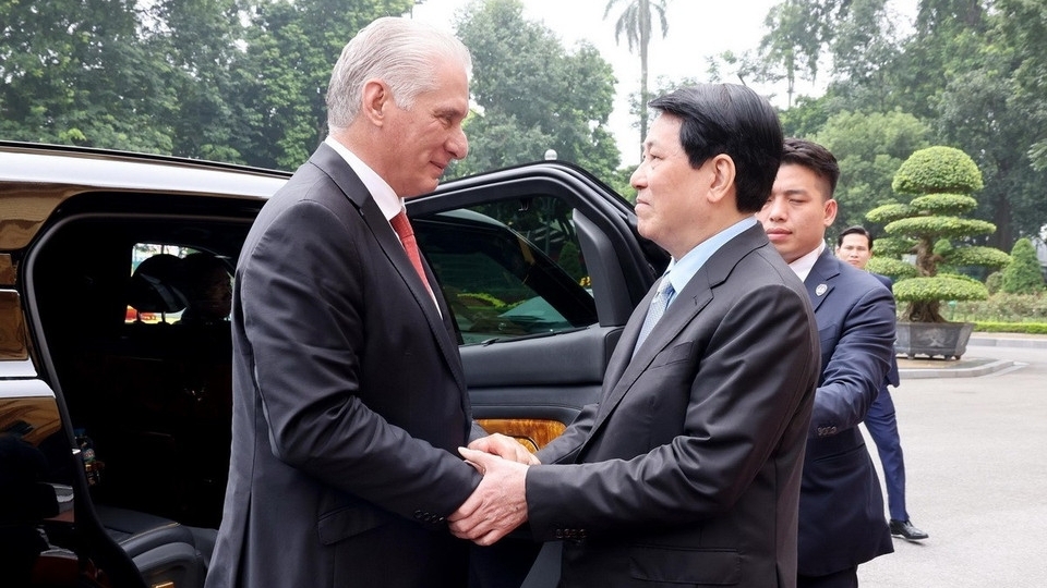 Bí thư thứ nhất, Chủ tịch nước Cuba Miguel Diaz-Canel Bermudez hội kiến
Chủ tịch nước Lương Cường