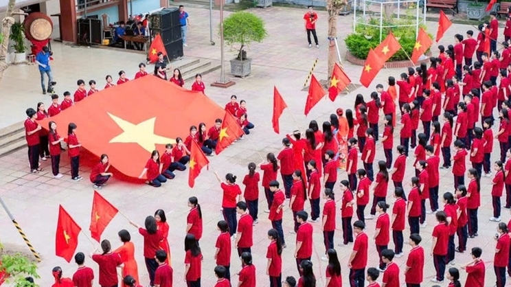 Quốc khánh 2/9: Nhà trường khơi tình yêu quê hương đất nước, lòng biết ơn và trách nhiệm với tương lai dân tộc của thế hệ học sinh