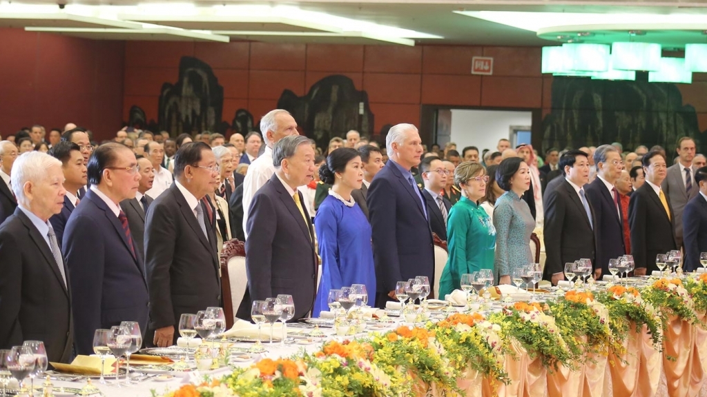 Tiệc chiêu đãi trọng thể kỷ niệm 80 năm Quốc khánh nước Cộng hòa xã hội chủ nghĩa Việt Nam