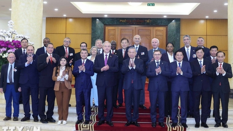 Tổng Bí thư gặp gỡ lãnh đạo chính đảng nước ngoài dự Lễ kỷ niệm Quốc khánh 2/9