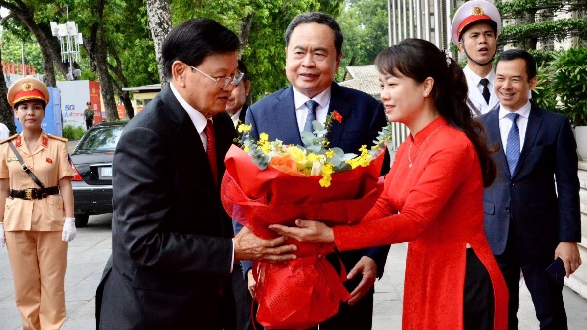 Chủ tịch Quốc hội Trần Thanh Mẫn: Thêm minh chứng sinh động cho mối quan hệ đoàn kết đặc biệt Việt Nam - Lào