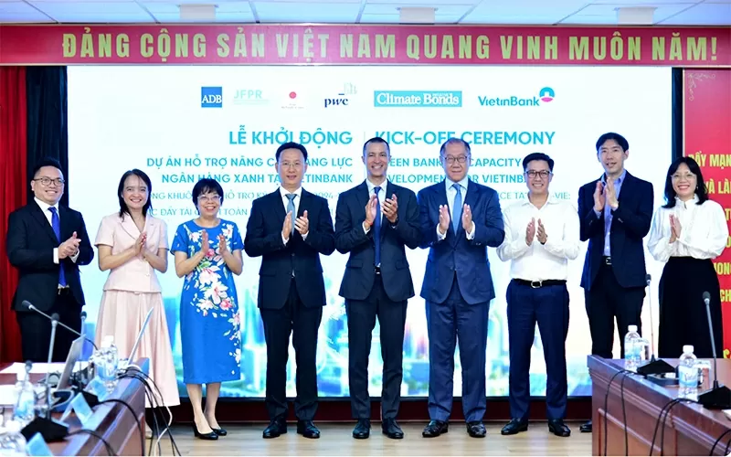 VietinBank khởi động hoạt động hỗ trợ kỹ thuật thuộc cấu phần 'Nâng cao năng lực Ngân hàng xanh': Bước tiến quan trọng hướng tới phát triển bền vững VietinBank khởi động hoạt động hỗ trợ kỹ thuật thuộc cấu phần 'Nâng cao năng lực Ngân hàng xanh': Bước tiến quan trọng hướng tới phát triển bền vững