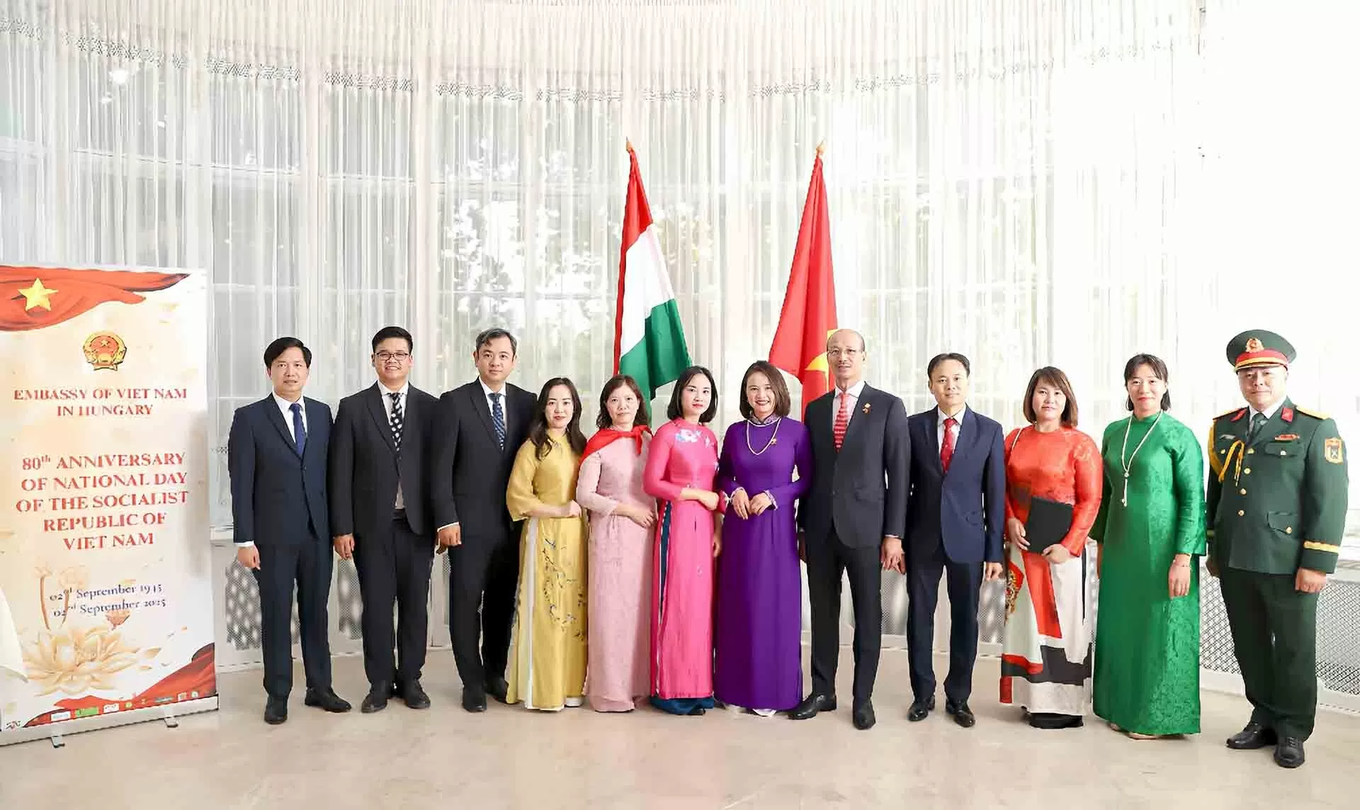 Kỷ niệm 80 năm Quốc khánh 2/9 tại Budapest: Khẳng định vị thế quốc gia,   vun đắp tình hữu nghị và quan hệ Đối tác toàn diện Việt Nam Hungary