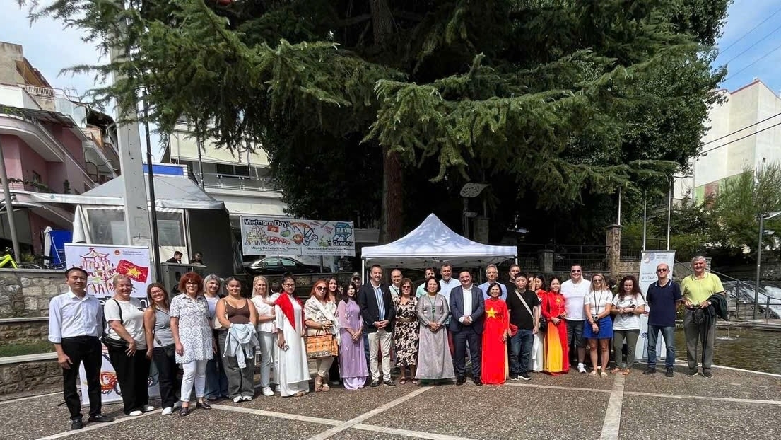 Lan toả sắc màu Việt Nam ở thành phố Edessa, Hy Lạp