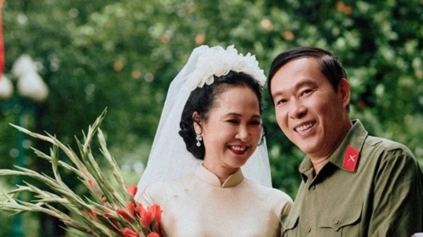 Vợ chồng NSND Lan Hương thực hiện bộ ảnh cưới đặc biệt ý nghĩa
