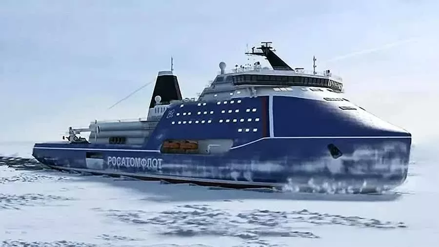 Với khả năng này, tàu phá băng hạt nhân Rossiya có thể di chuyển quanh năm ở khu vực phía Đông của tuyến đường biển phía Bắc và sẽ thúc đẩy sự phát triển khu vực Bắc Cực của Nga. (Nguồn: EurAsian Times) Với khả năng này, tàu phá băng hạt nhân Rossiya có thể di chuyển quanh năm ở khu vực phía Đông của tuyến đường biển phía Bắc và sẽ thúc đẩy sự phát triển khu vực Bắc Cực của Nga. (Nguồn: EurAsian Times)
