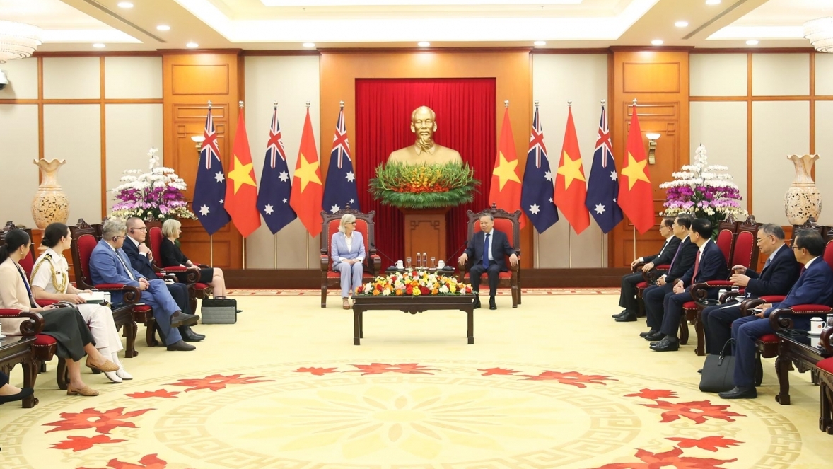 Tổng Bí thư Tô Lâm tiếp Toàn quyền Australia Sam Mostyn