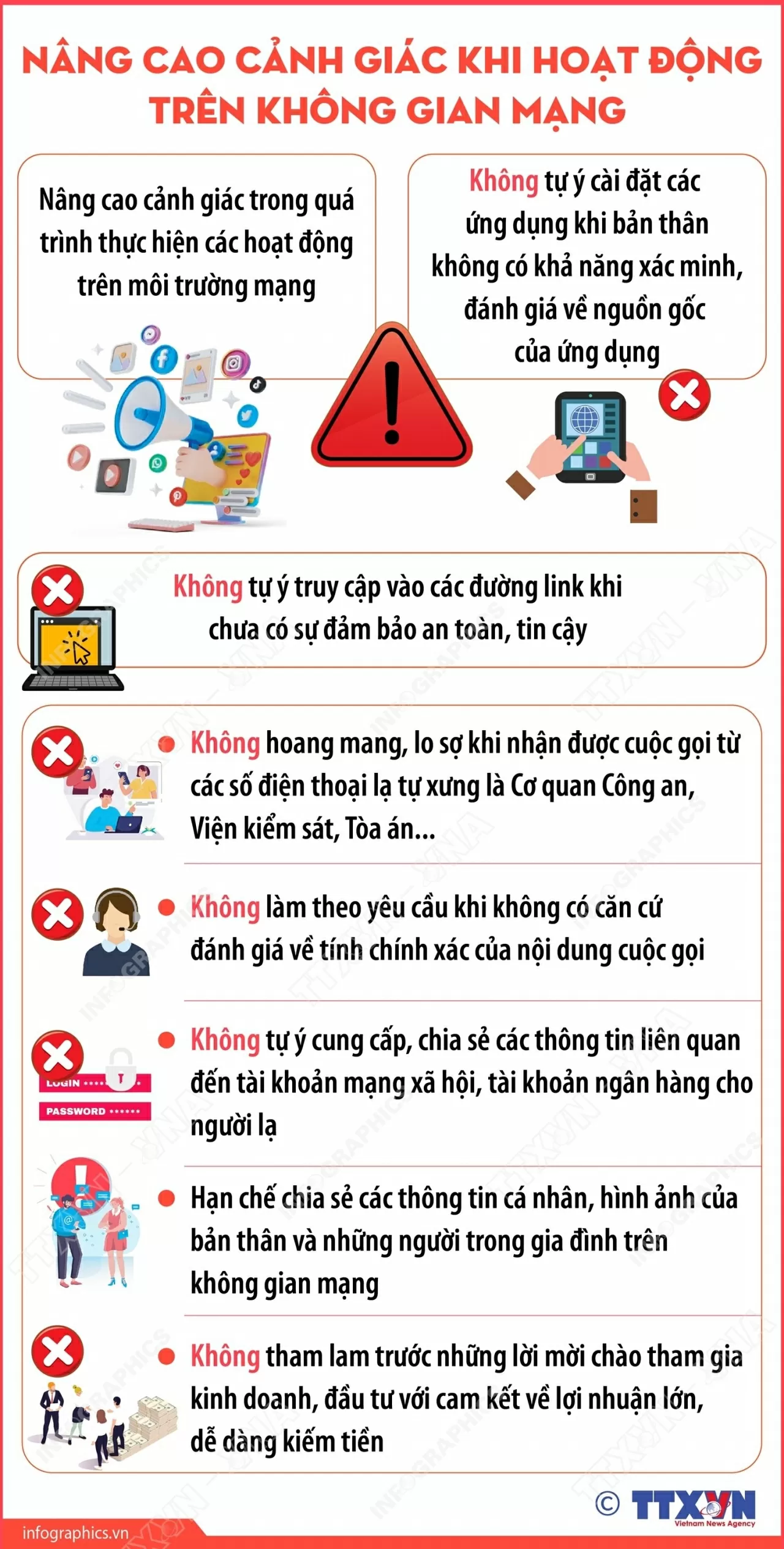 Cảnh giác với thủ đoạn lừa đảo trên không gian mạng Cảnh giác với thủ đoạn lừa đảo trên không gian mạng