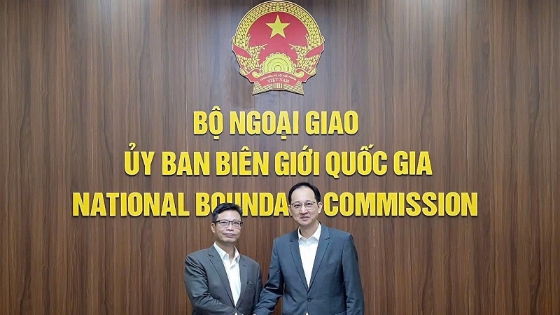 Chủ nhiệm Ủy ban Biên giới quốc gia tiếp Đại biện lâm thời Đại sứ quán Trung Quốc tại Việt Nam