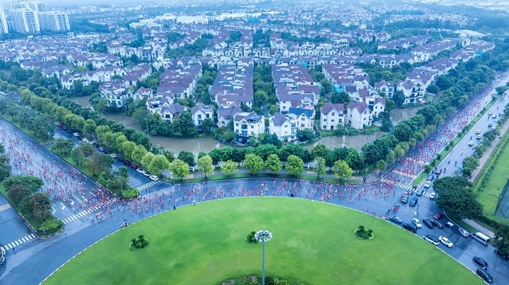 Hàng chục nghìn vận động viên trong và ngoài nước tham gia Giải marathon quốc tế Hà Nội mùa thứ 4