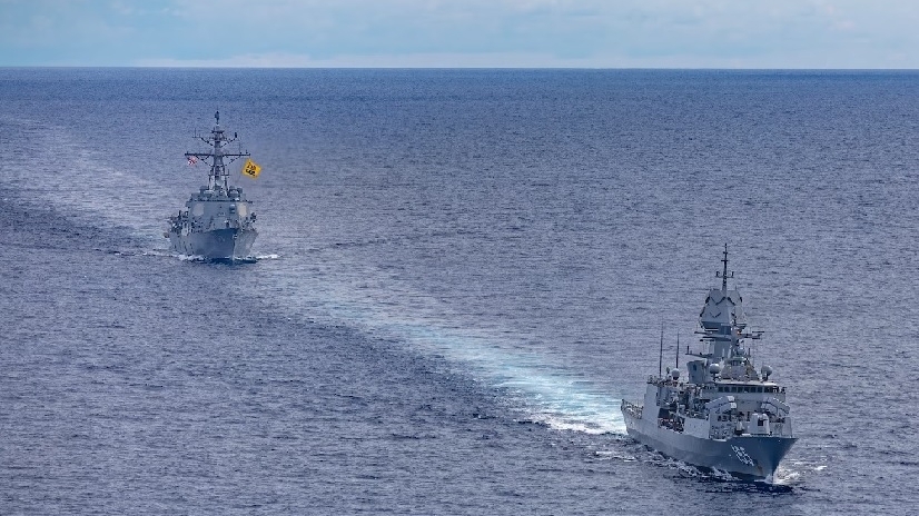 Mỹ, Australia huy động tàu chiến, huấn luyện hải quân song phương ở Biển Đông