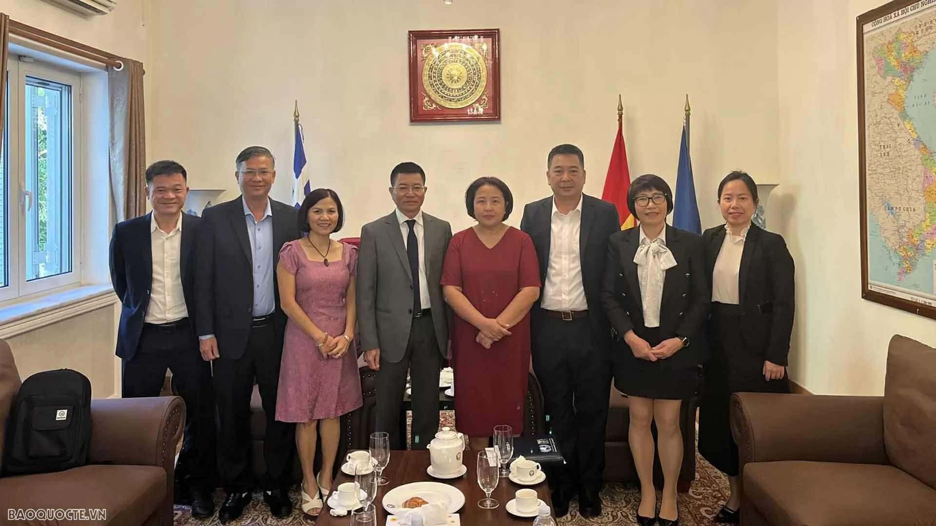 Tăng cường trao đổi, tìm hiểu kinh nghiệm với Hy Lạp trong quản lý ngân quỹ nhà nước với việc điều hành chính sách tiền tệ Tăng cường trao đổi, tìm hiểu kinh nghiệm với Hy Lạp trong quản lý ngân quỹ nhà nước với việc điều hành chính sách tiền tệ