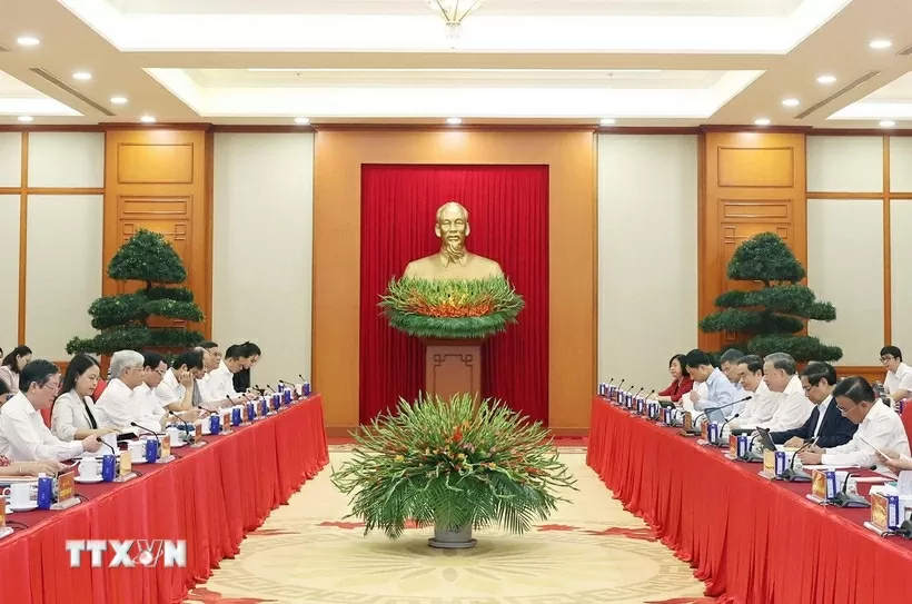 Đại hội Đảng bộ Mặt trận Tổ quốc: Kết nối tinh thần đại đoàn kết dân tộc Đại hội Đảng bộ Mặt trận Tổ quốc: Kết nối tinh thần đại đoàn kết dân tộc