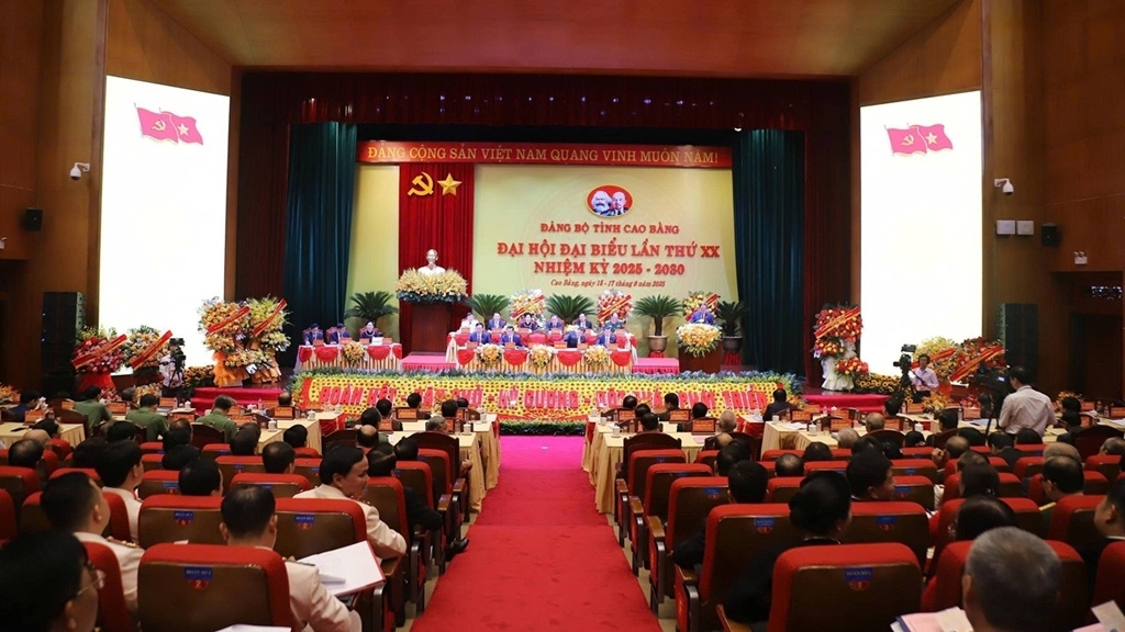 Đại hội đại biểu Đảng bộ tỉnh Cao Bằng lần thứ XX, nhiệm kỳ 2025 - 2030 thành công tốt đẹp