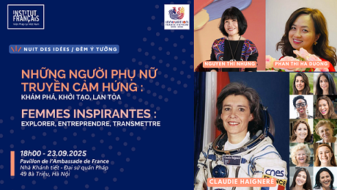 Nữ phi hành gia Pháp đầu tiên thăm Việt Nam, truyền cảm hứng khoa học và đổi mới