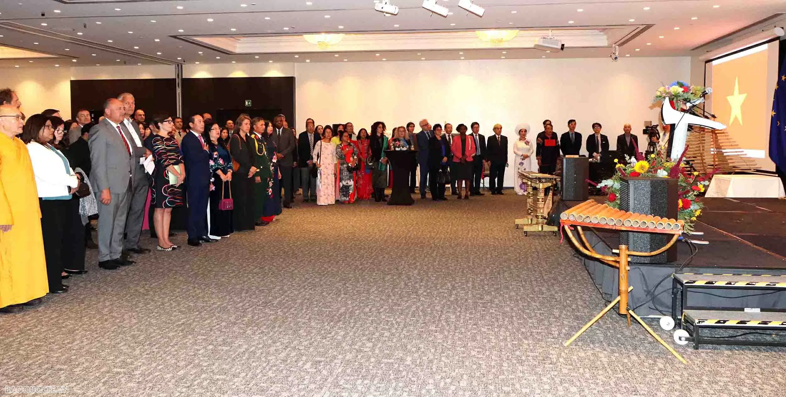 Đại sứ quán Việt Nam tại Bỉ tổ chức trọng thể Lễ kỷ niệm 80 năm Quốc khánh 2/9 Đại sứ quán Việt Nam tại Bỉ tổ chức trọng thể Lễ kỷ niệm 80 năm Quốc khánh 2/9