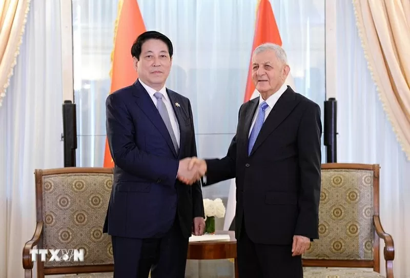 Chủ tịch nước Lương Cường gặp Tổng thống Iraq Abdul Latif Rashid Chủ tịch nước Lương Cường gặp Tổng thống Iraq Abdul Latif Rashid