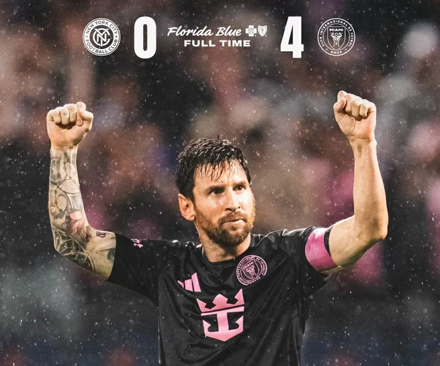 Messi lại lập cú đúp trong chiến thắng của Inter Miami Messi lại lập cú đúp trong chiến thắng của Inter Miami