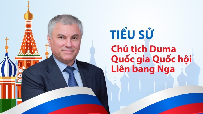 Tiểu sử Chủ tịch Duma Quốc gia Quốc hội Liên bang Nga Vyacheslav Volodin