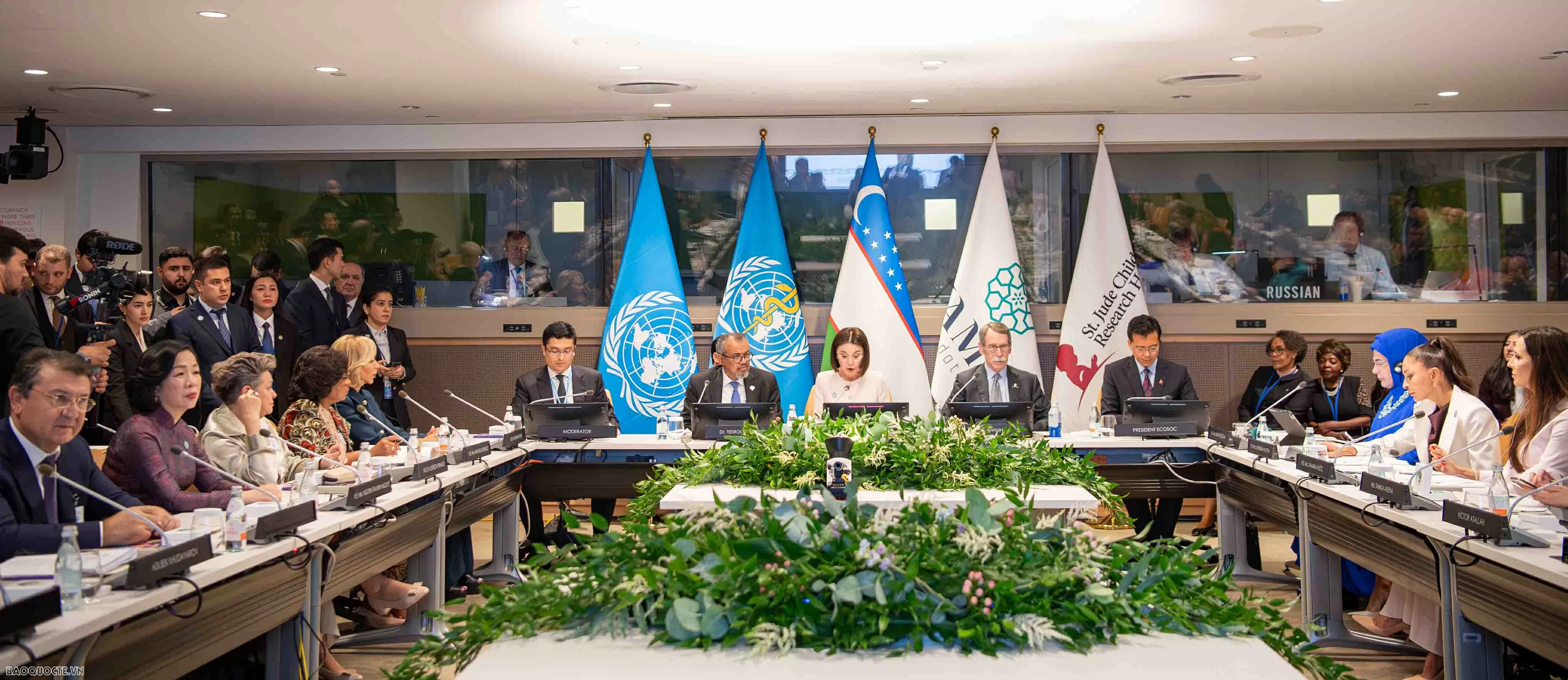 Phu nhân Chủ tịch nước dự phiên họp đặc biệt của Đại hội đồng Liên hợp quốc Khoá 80