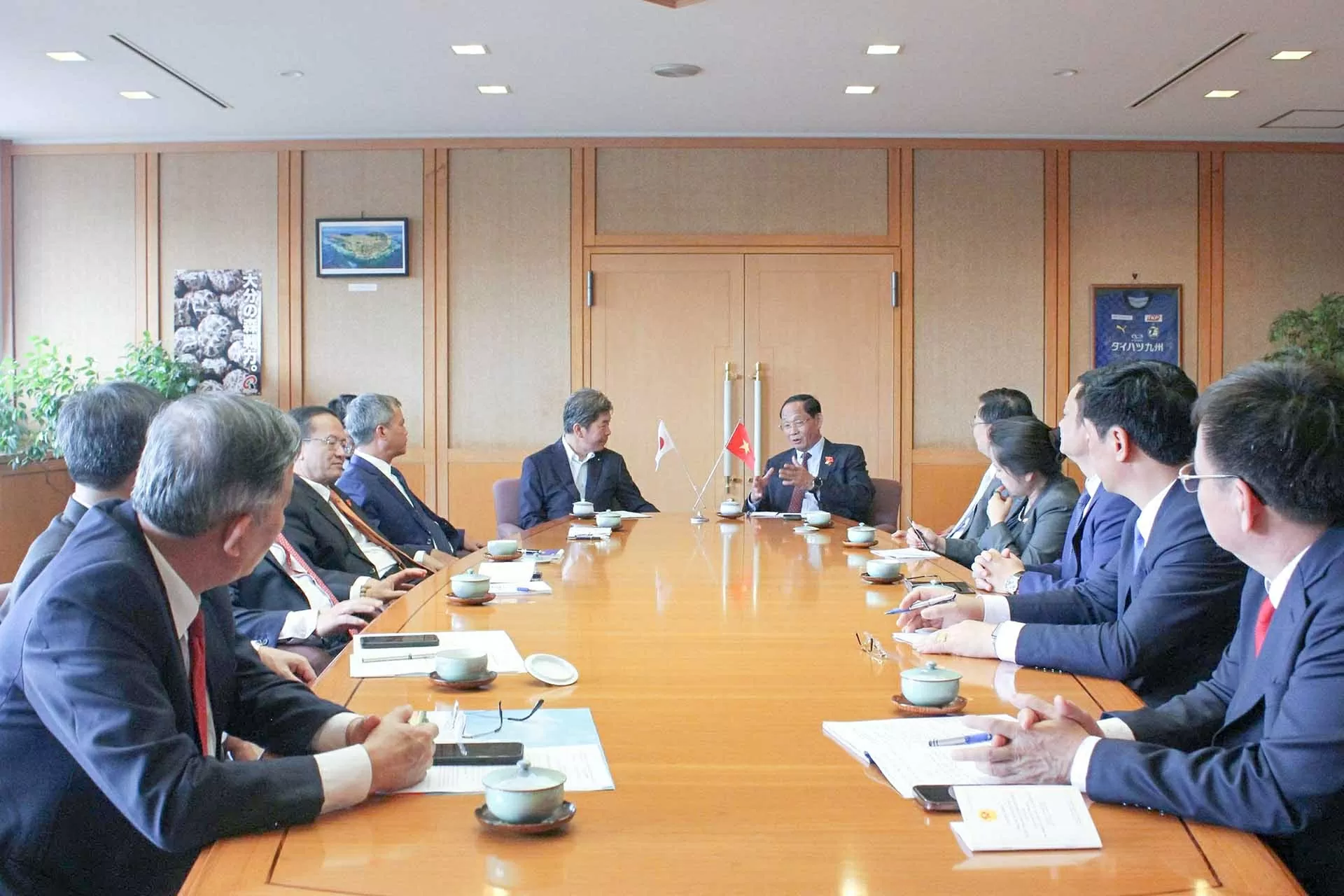 Thúc đẩy hợp tác giữa tỉnh Oita và các địa phương của Việt Nam trong các lĩnh vực nông nghiệp công nghệ cao, du lịch, nghỉ dưỡng Thúc đẩy hợp tác giữa tỉnh Oita và các địa phương của Việt Nam trong các lĩnh vực nông nghiệp công nghệ cao, du lịch, nghỉ dưỡng