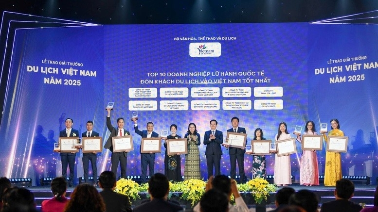 Giải thưởng Du lịch Việt Nam năm 2025 vinh danh 113 doanh nghiệp, đơn vị tiêu biểu