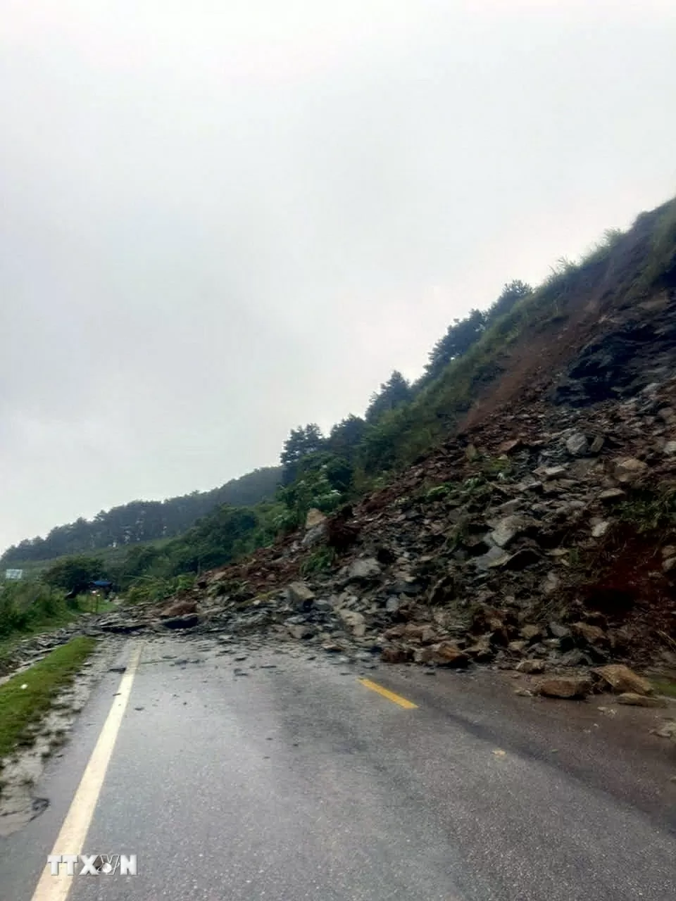 Hình ảnh lũ ở Sơn La