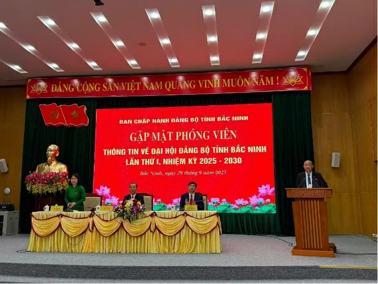 Tiến hành phiên trù bị Đại hội đại biểu Đảng bộ tỉnh Bắc Ninh lần thứ I, nhiệm kỳ 2025-2030 Tiến hành phiên trù bị Đại hội đại biểu Đảng bộ tỉnh Bắc Ninh lần thứ I, nhiệm kỳ 2025-2030