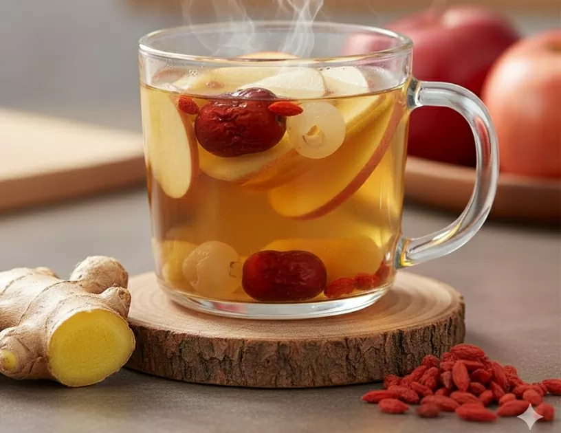 Công thức pha trà táo giúp tăng hiệu quả thúc đẩy tiêu hóa, bổ sung nhiều dinh dưỡng có lợi cho vóc dáng, làn da Công thức pha trà táo giúp tăng hiệu quả thúc đẩy tiêu hóa, bổ sung nhiều dinh dưỡng có lợi cho vóc dáng, làn da