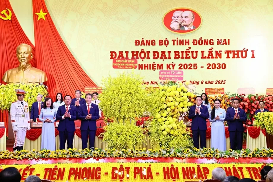 Đại hội đại biểu Đảng bộ tỉnh Đồng Nai lần thứ I, nhiệm kỳ 2025-2030 chính thức khai mạc BCH Đảng bộ Đồng Nai nhiệm kỳ 2025-2030 có 68 thành viên, ông Vũ Hồng Văn giữ chức Bí thư Tỉnh ủy