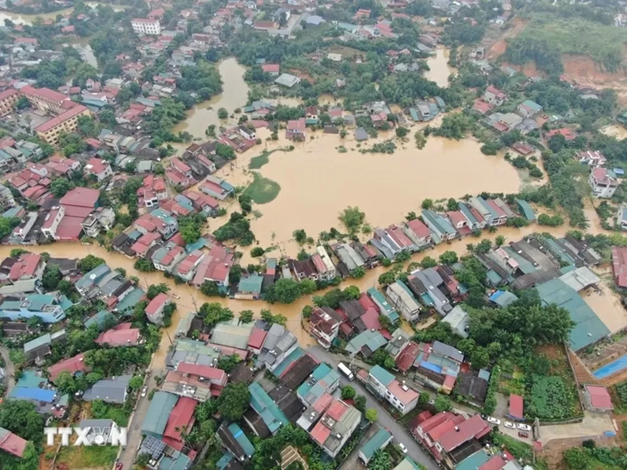 Cận cảnh nhiều nơi ở Lào Cai ngập lụt Cận cảnh nhiều nơi ở Lào Cai ngập lụt