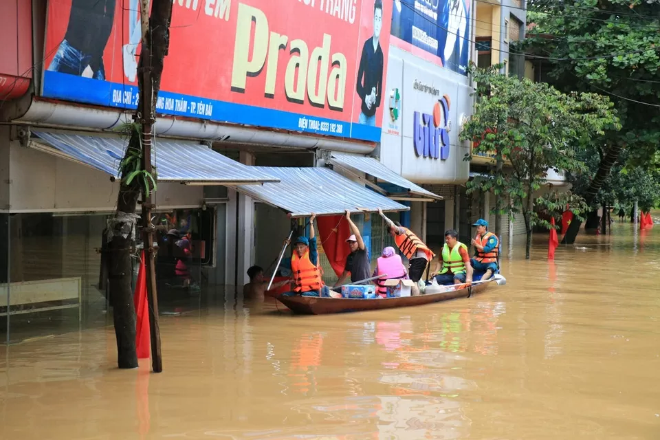 Cận cảnh nhiều nơi ở Lào Cai ngập lụt Cận cảnh nhiều nơi ở Lào Cai ngập lụt