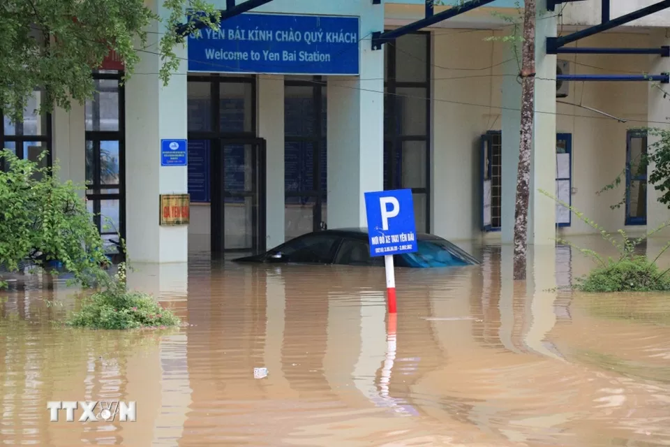 Cận cảnh nhiều nơi ở Lào Cai ngập lụt Cận cảnh nhiều nơi ở Lào Cai ngập lụt