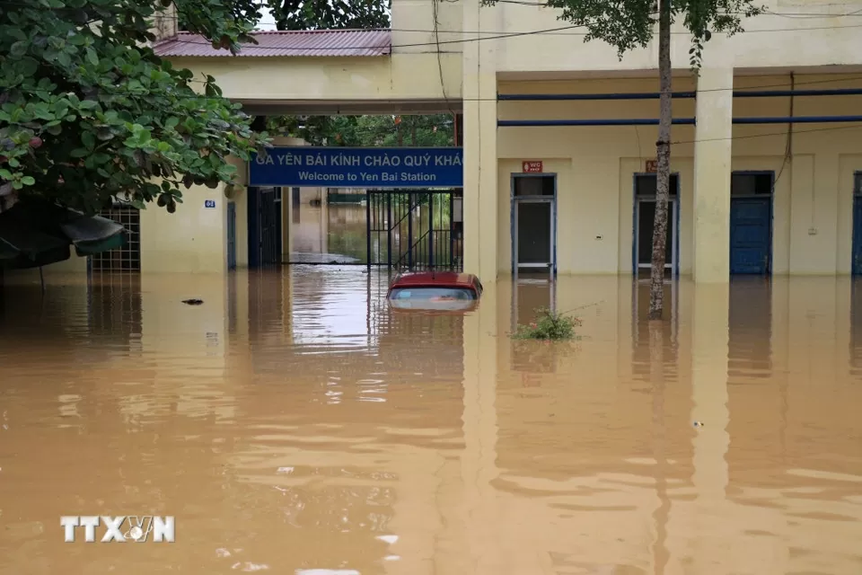 Cận cảnh nhiều nơi ở Lào Cai ngập lụt Cận cảnh nhiều nơi ở Lào Cai ngập lụt