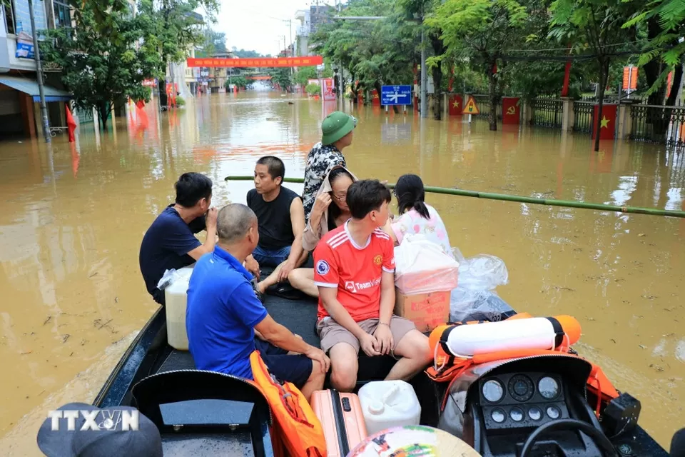 Cận cảnh nhiều nơi ở Lào Cai ngập lụt Cận cảnh nhiều nơi ở Lào Cai ngập lụt