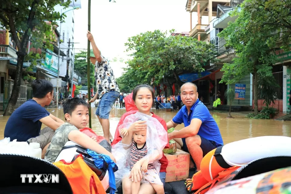 Cận cảnh nhiều nơi ở Lào Cai ngập lụt Cận cảnh nhiều nơi ở Lào Cai ngập lụt