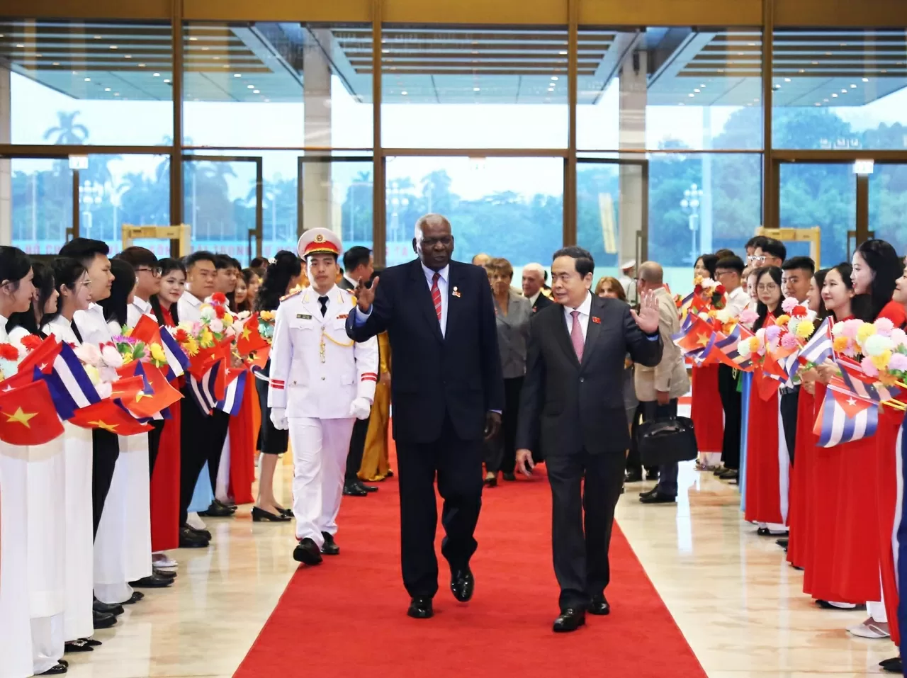 Đây cũng là lần thứ 5 ông Esteban Lazo Hernández có chuyến thăm tới Việt Nam trên cương vị Chủ tịch Quốc hội Cuba. (Ảnh: Thành Long) Đây cũng là lần thứ 5 ông Esteban Lazo Hernández có chuyến thăm tới Việt Nam trên cương vị Chủ tịch Quốc hội Cuba. (Ảnh: Thành Long)