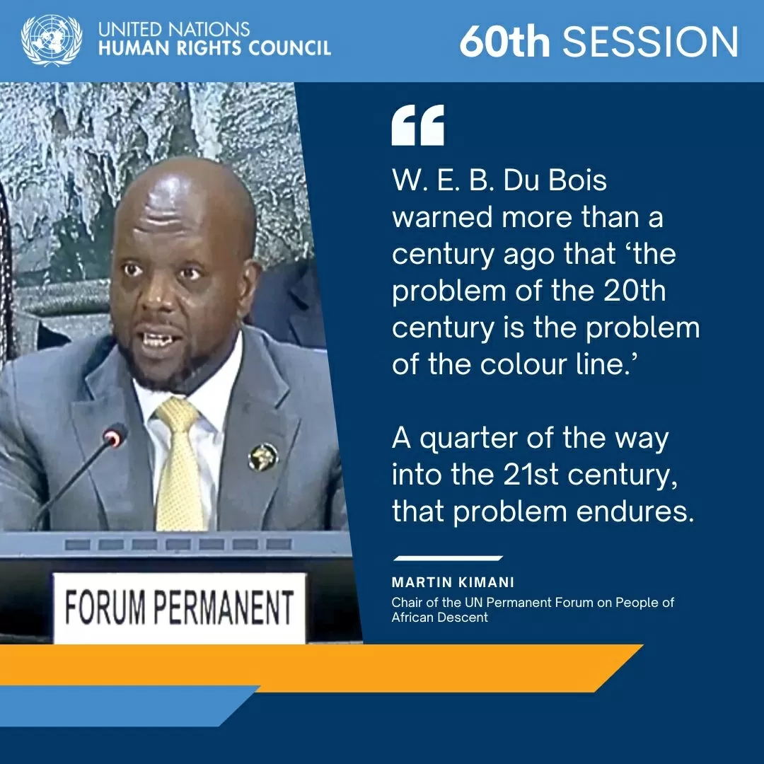 Khóa họp 60 Hội đồng Nhân quyền: Kêu gọi đoàn kết trong nỗ lực chấm dứt nạn phân biệt chủng tộc Khóa họp 60 Hội đồng Nhân quyền: Kêu gọi đoàn kết trong nỗ lực chấm dứt nạn phân biệt chủng tộc