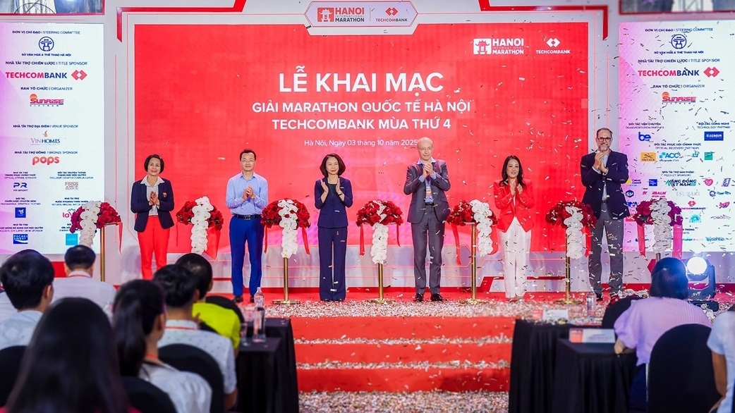 Hơn 13.000 vận động viên từ 51 quốc gia, vùng lãnh thổ dự Giải Marathon quốc tế Hà Nội Techcombank mùa thứ 4